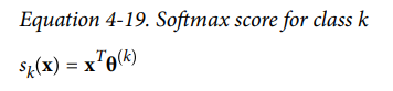Softmax score